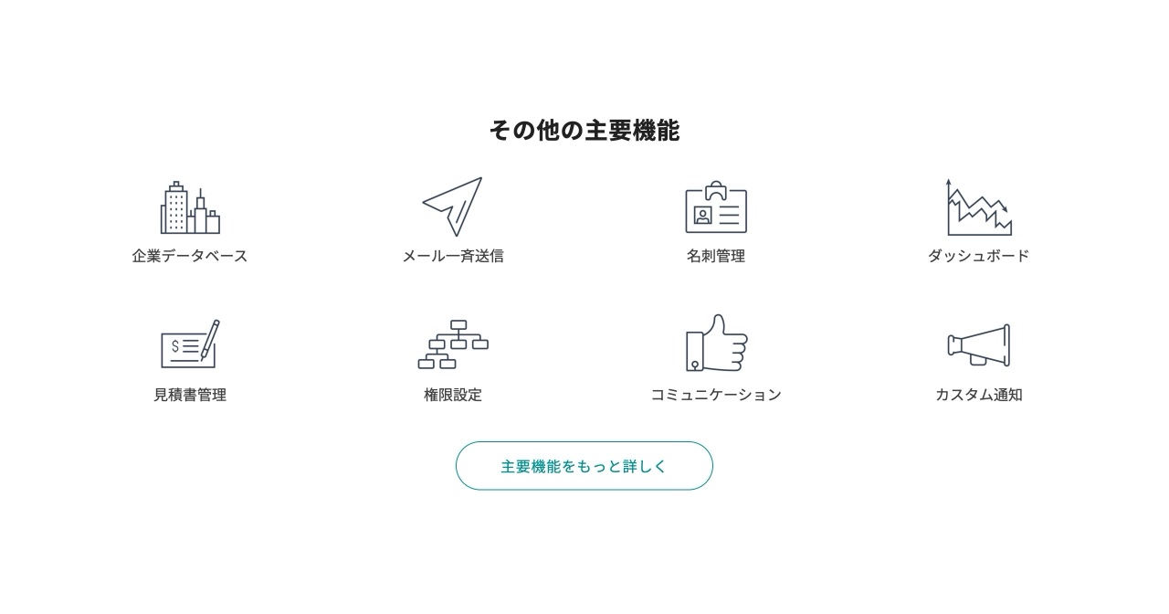 Mazrica Salesの機能紹介