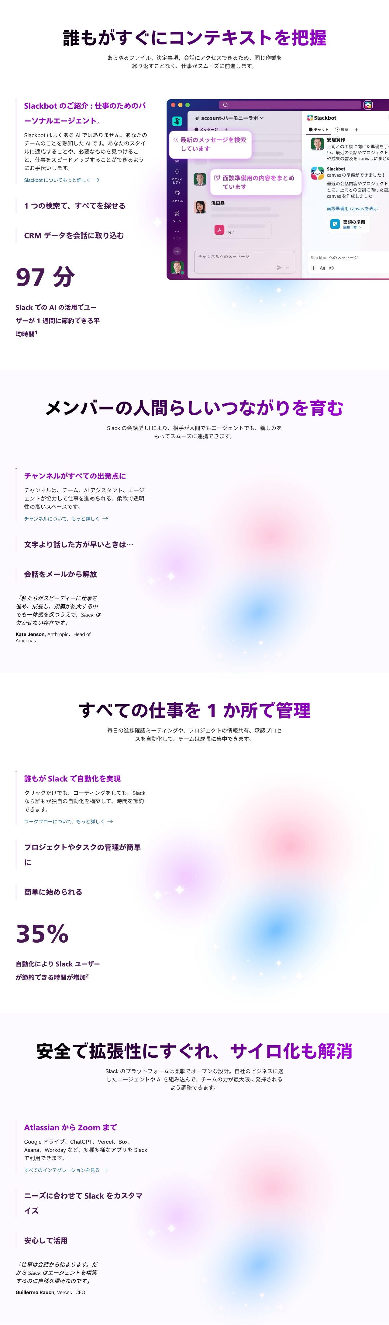 slack.comの価値訴求