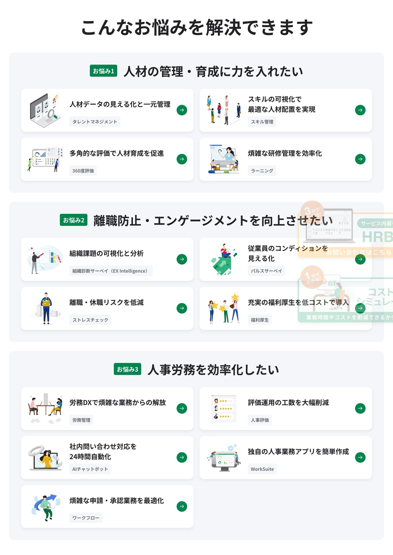 HRBrainの課題解決