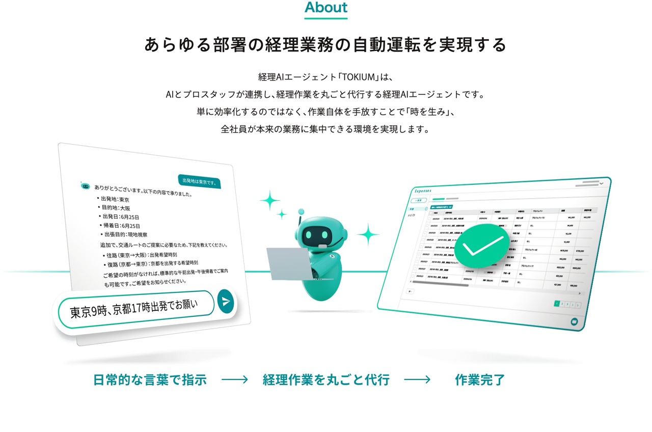 TOKIUMのサービス概要