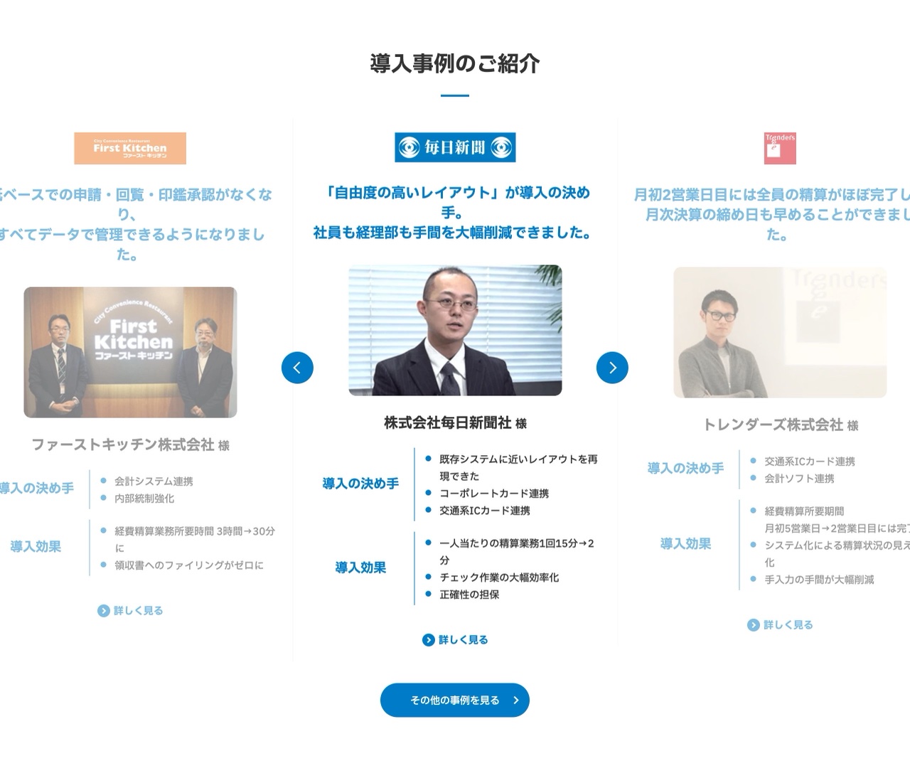 楽楽精算の導入事例